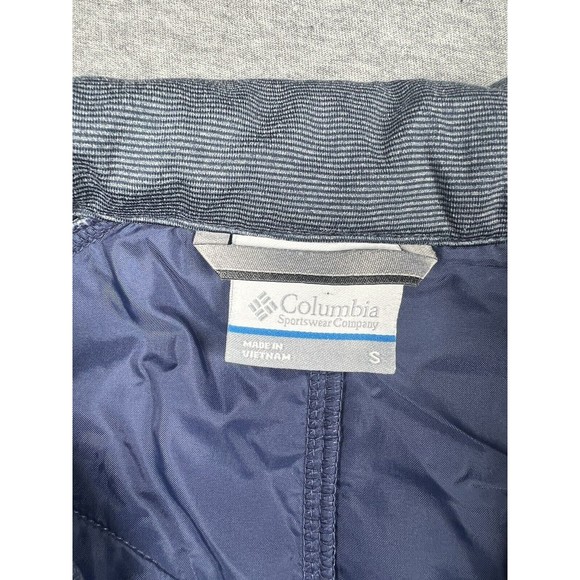 Columbia Outdoors Blue Full Zip‎ Quilted Fleece Vest Size Small - Picture 2 of 7